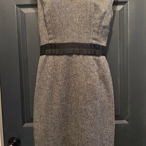 Banana Republic Women’s Gray Mini Dress with Black Accent